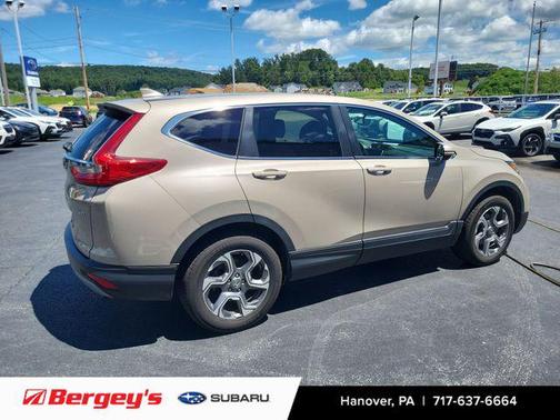 White Diamond Pearl 2018 Honda CR-V EX-L