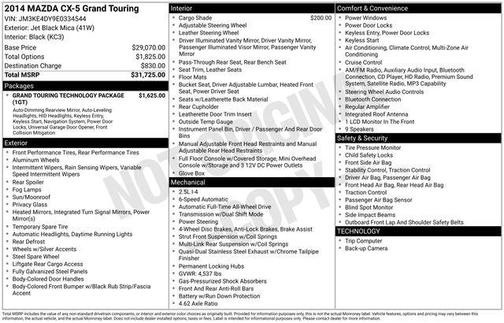 2014 Mazda CX-5 Grand Touring