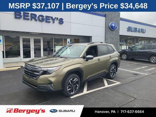 Autumn Green Metallic 2026 Subaru Forester Hybrid Premium