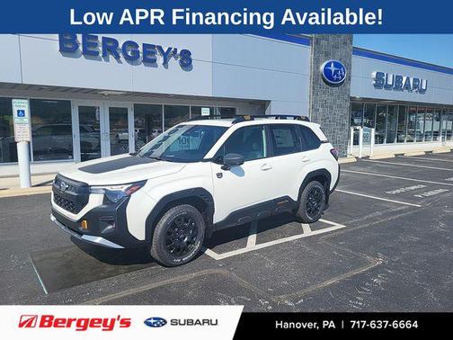 Crystal White Pearl 2026 Subaru Forester Wilderness