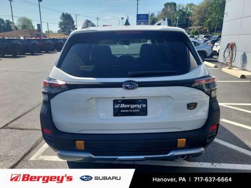Crystal White Pearl 2026 Subaru Forester Wilderness