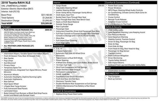 2018 Toyota RAV4 XLE