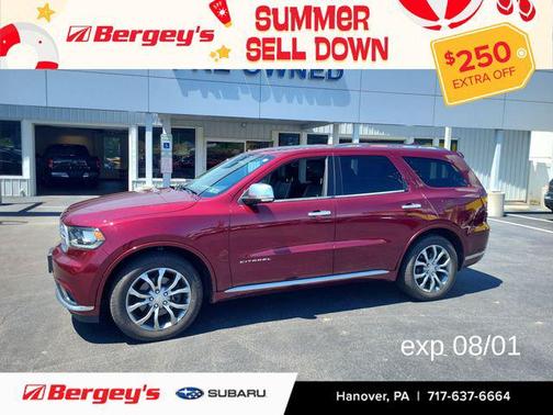 Red Pearl Coat 2016 Dodge Durango Citadel
