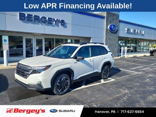 Crystal White Pearl 2026 Subaru Forester Hybrid Premium