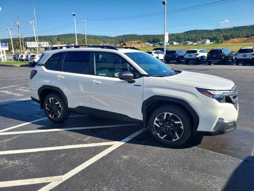 Crystal White Pearl 2026 Subaru Forester Hybrid Premium
