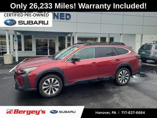 Crimson Red Pearl 2024 Subaru Outback Limited