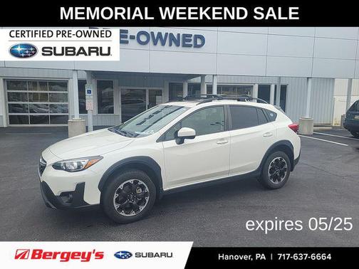 Crystal White Pearl 2023 Subaru Crosstrek Premium