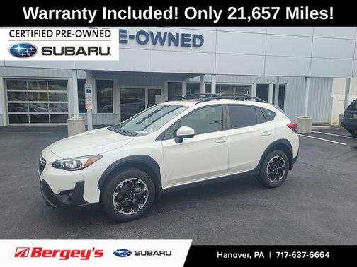 Crystal White Pearl 2023 Subaru Crosstrek Premium