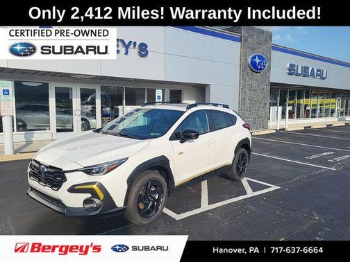 Crystal White Pearl 2025 Subaru Crosstrek Sport