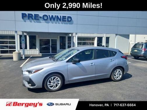 Ice Silver Metallic 2025 Subaru Impreza Base