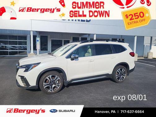 Crystal White Pearl 2023 Subaru Ascent Limited 7-Passenger