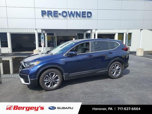 Blue 2022 Honda CR-V Hybrid EX-L
