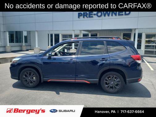 Dark Blue Pearl 2021 Subaru Forester Sport