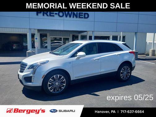 Crystal White Tricoat 2017 Cadillac XT5 Premium Luxury