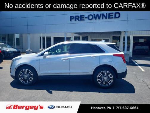 Crystal White Tricoat 2017 Cadillac XT5 Premium Luxury