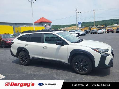 Crystal White Pearl 2024 Subaru Outback Onyx Edition