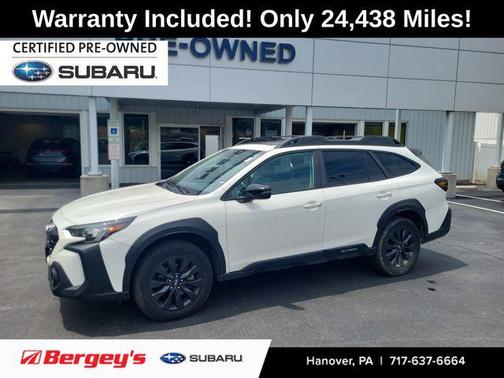 Crystal White Pearl 2024 Subaru Outback Onyx Edition