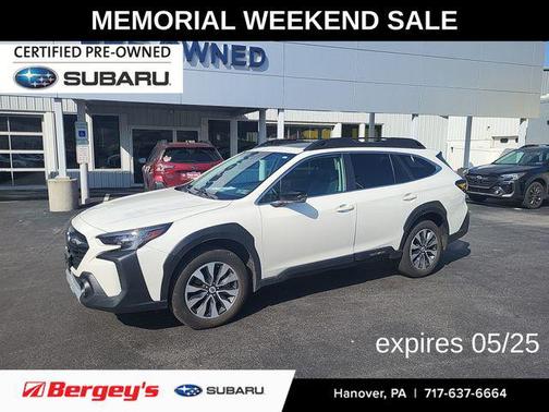 Crystal White Pearl 2024 Subaru Outback Limited