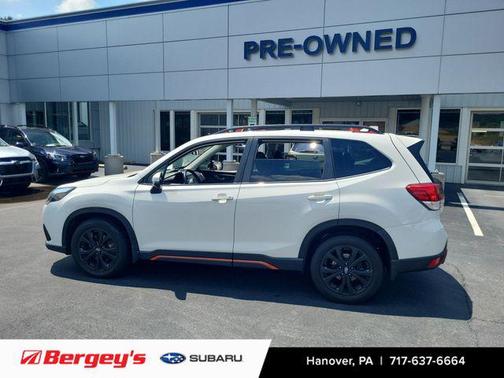 Crystal White Pearl 2023 Subaru Forester Sport