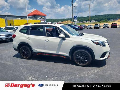 Crystal White Pearl 2023 Subaru Forester Sport