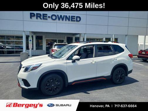 Crystal White Pearl 2023 Subaru Forester Sport