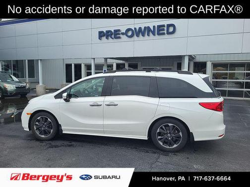 Platinum White Pearl 2022 Honda Odyssey Elite