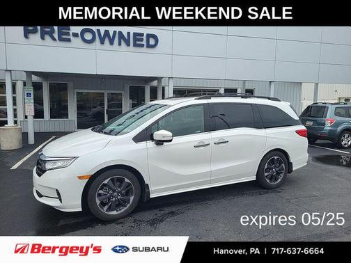 Platinum White Pearl 2022 Honda Odyssey Elite