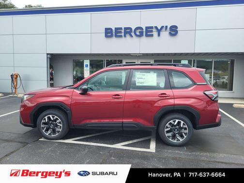 Crimson Red Pearl 2026 Subaru Forester Base