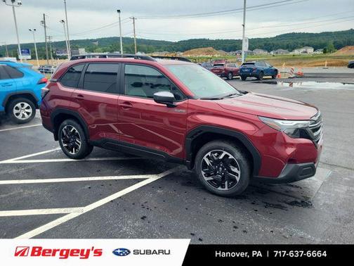 Crimson Red Pearl 2026 Subaru Forester Hybrid Premium