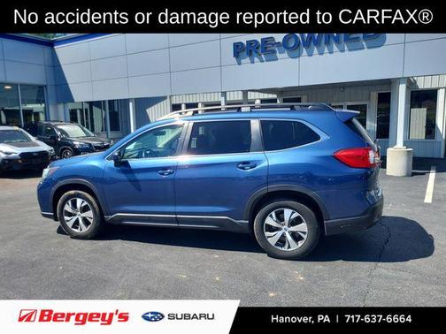 Abyss Blue Pearl 2020 Subaru Ascent Premium 8-Passenger
