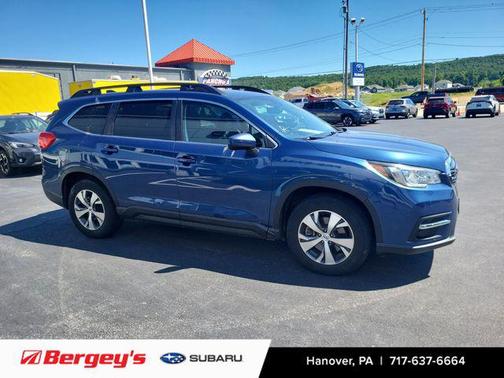 Abyss Blue Pearl 2020 Subaru Ascent Premium 8-Passenger