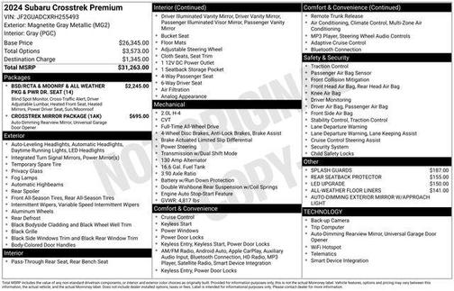 2024 Subaru Crosstrek Premium