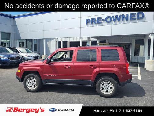 Deep Cherry Red Crystal Pearlcoat 2017 Jeep Patriot Sport