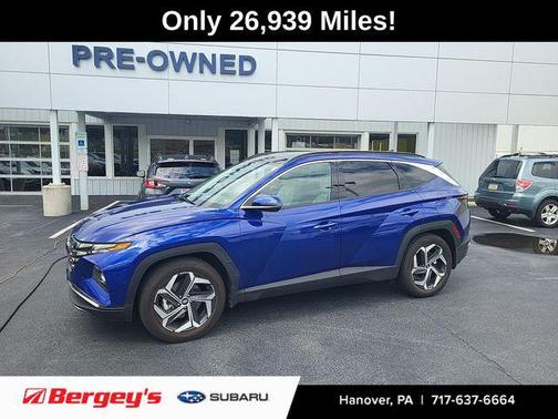 Intense Blue 2022 Hyundai TUCSON Limited