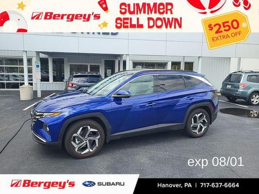 Intense Blue 2022 Hyundai TUCSON Limited