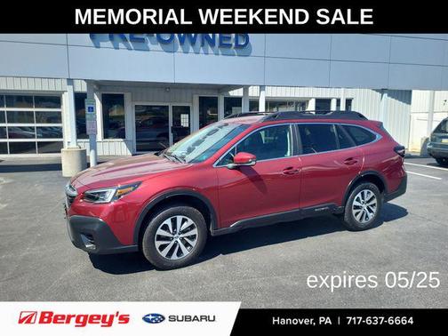 Crimson Red Pearl 2020 Subaru Outback Premium