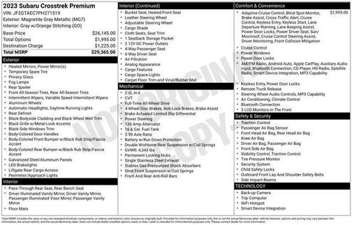 2023 Subaru Crosstrek Premium
