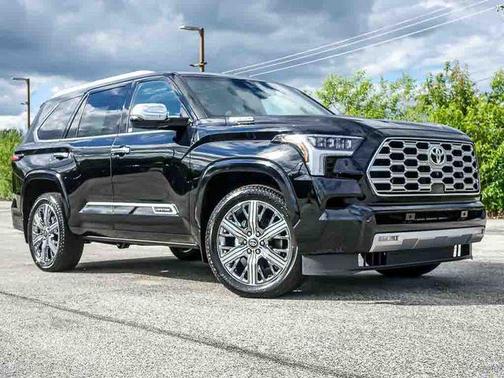 Midnight Black 2026 Toyota Sequoia Capstone