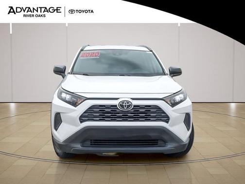 Super White 2020 Toyota RAV4 LE