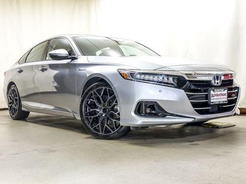 Lunar Silver Metallic 2021 Honda Accord Hybrid Touring