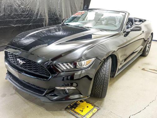 Shadow Black 2017 Ford Mustang EcoBoost Premium