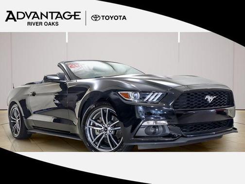 Shadow Black 2017 Ford Mustang EcoBoost Premium