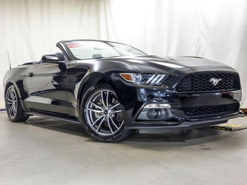 Shadow Black 2017 Ford Mustang EcoBoost Premium