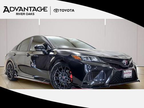 Midnight Black Metallic 2021 Toyota Camry TRD V6