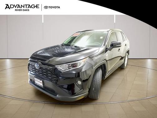 Midnight Black Metallic 2019 Toyota RAV4 Hybrid XLE