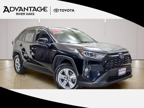 Midnight Black Metallic 2019 Toyota RAV4 Hybrid XLE