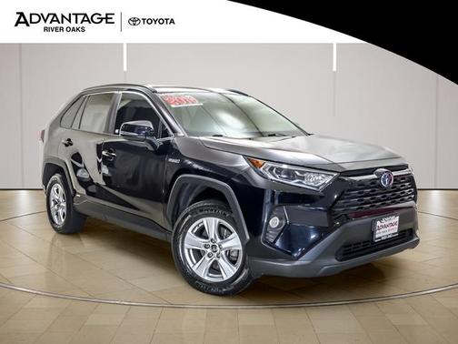 Midnight Black Metallic 2019 Toyota RAV4 Hybrid XLE