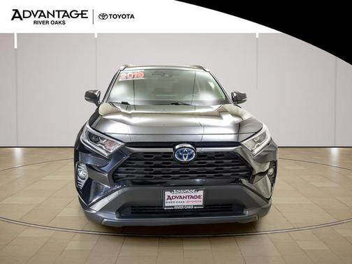 Midnight Black Metallic 2019 Toyota RAV4 Hybrid XLE