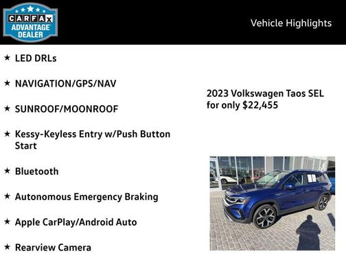 2023 Volkswagen Taos 1.5T SEL