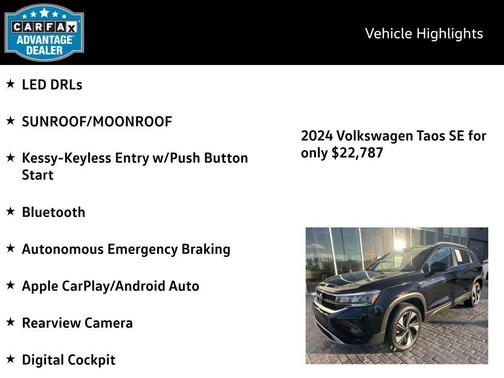 2024 Volkswagen Taos 1.5T SE